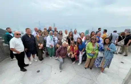 Photo of Customers at Victoria Peak in Hong Kong