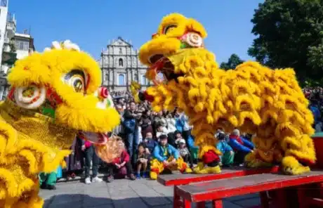 Macau Lion Dance - China Xian Tour: Private & Tailor-Made China Tours Macau Lion Dance