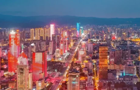 Night View of Taiyuan - China Xian Tour: Private & Tailor-Made China Tours Night View of Taiyuan