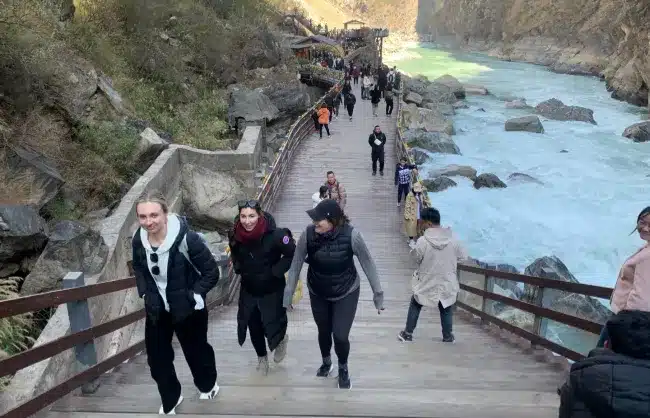 Our Customers at Tiger Leaping Gorge