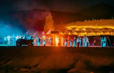 Bonfire Party at Mingsha Mountain - China Xian Tour: Private & Tailor-Made China Tours Bonfire Party at Mingsha Mountain