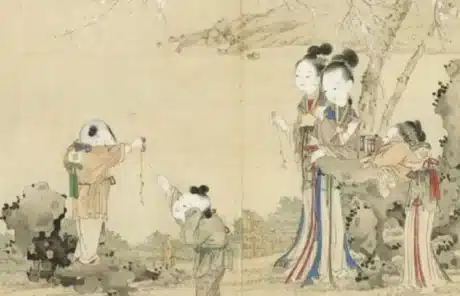 Setting off firecrackers in ancient Chinese paintings - China Xian Tour: Private & Tailor-Made China Tours Setting off firecrackers in ancient Chinese paintings