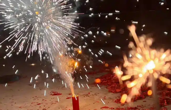 Setting off fireworks during Chinese New Year - China Xian Tour: Private & Tailor-Made China Tours Setting off fireworks during Chinese New Year