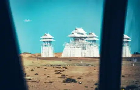 The antique-style buildings in Dunhuang - China Xian Tour: Private & Tailor-Made China Tours The antique-style buildings in Dunhuang