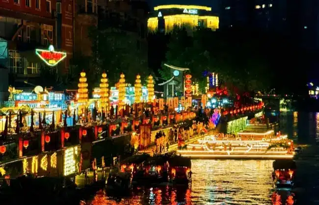 The night view of Chengdu - China Xian Tour: Private & Tailor-Made China Tours The night view of Chengdu