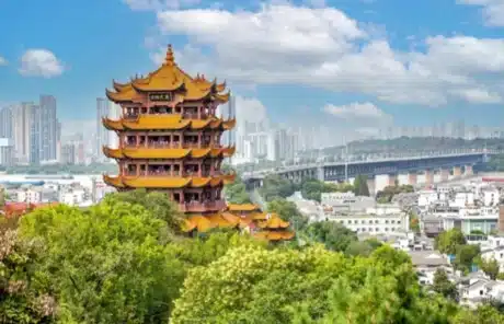 Yellow Crane Tower in Wuhan - China Xian Tour: Private & Tailor-Made China Tours Yellow Crane Tower in Wuhan