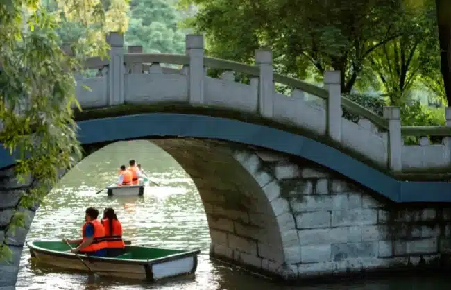 boating in peoples park - China Xian Tour: Private & Tailor-Made China Tours Boating in People's Park