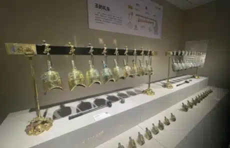 gilded chime bells of the han dynasty - China Xian Tour: Private & Tailor-Made China Tours Gilded chime bells of the Han Dynasty