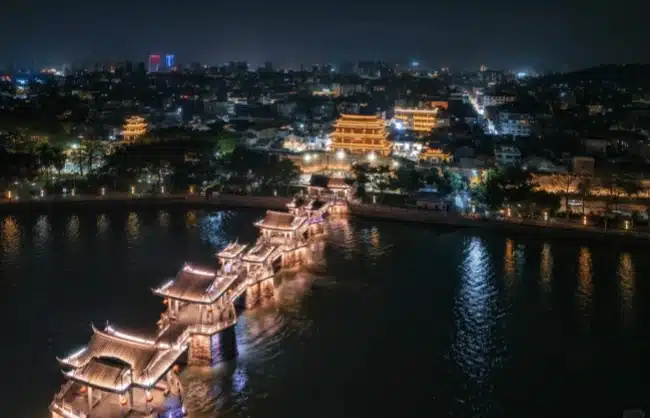 guangji bridge light show - China Xian Tour: Private & Tailor-Made China Tours Guangji bridge light show