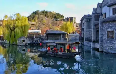 Boating in Gubei Water Town - China Xian Tour: Private & Tailor-Made China Tours Boating in Gubei Water Town