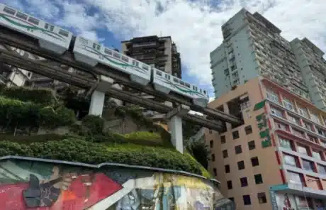 Chongqing Liziba - China Xian Tour: Private & Tailor-Made China Tours Chongqing Liziba Monorail Station