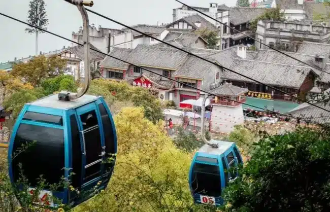 Fengdu Ghost City cable car - China Xian Tour: Private & Tailor-Made China Tours Fengdu Ghost City cable car