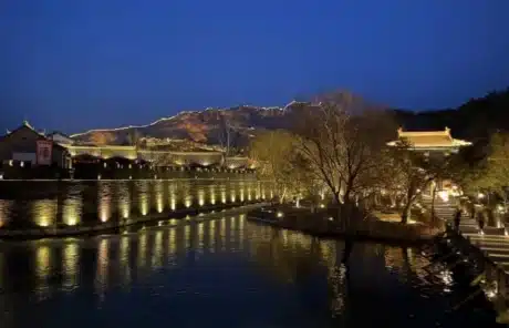 Night view of Gubei Water Town - China Xian Tour: Private & Tailor-Made China Tours Night view of Gubei Water Town