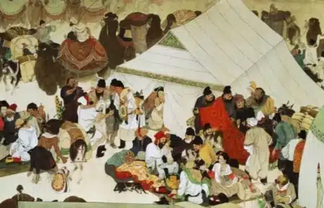 Trade scenes on the Silk Road - China Xian Tour: Private & Tailor-Made China Tours Trade scenes on the Silk Road