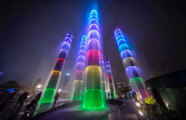 Chengdu Tower of Vitality in the Evening