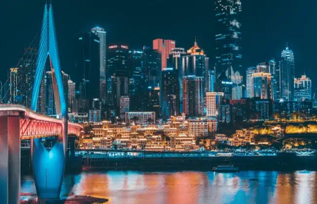 chongqing-at-night - China Xian Tour: Private & Tailor-Made China Tours chongqing-night