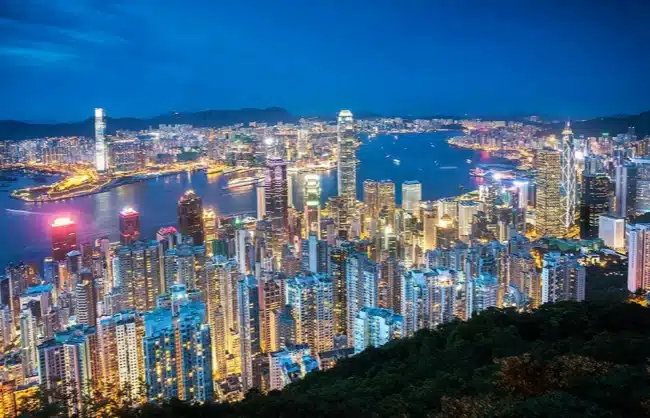 hong kong - China Xian Tour: Private & Tailor-Made China Tours hong kong at night