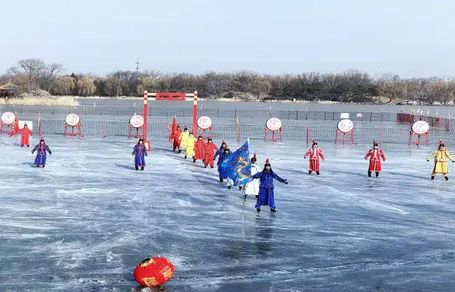 ice-performances-yuanmingyuan-winter - China Xian Tour: Private & Tailor-Made China Tours ice-performances-yuanmingyuan-winter