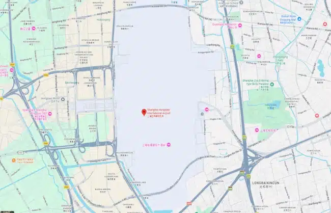 location-of-hongqiao-airport - China Xian Tour: Private & Tailor-Made China Tours location-of-hongqiao-airport