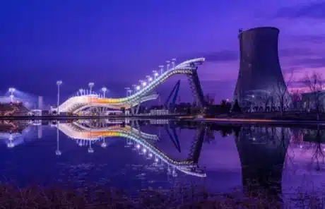 Night View of Beijing Shougang Park
