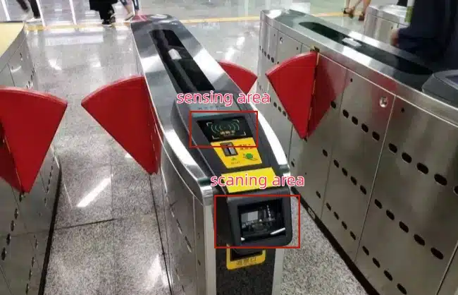 turnstile - China Xian Tour: Private & Tailor-Made China Tours Turnstile in Chongqing Metro Station