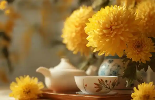 admire-chrysanthemums - China Xian Tour: Private & Tailor-Made China Tours Admire Chrysanthemums