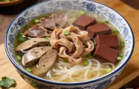 duck-blood-soup-with-vermicelli - China Xian Tour: Private & Tailor-Made China Tours