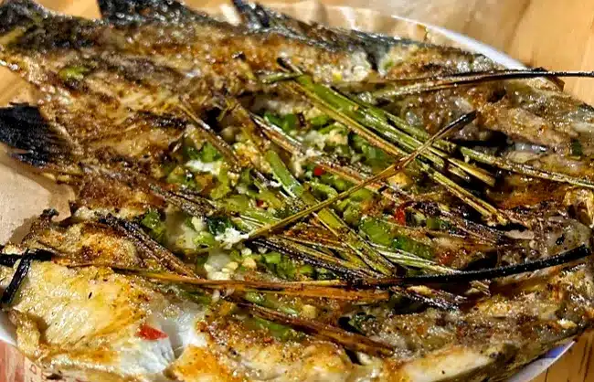 grilled-fish-jingmai - China Xian Tour: Private & Tailor-Made China Tours grilled fish jingmai