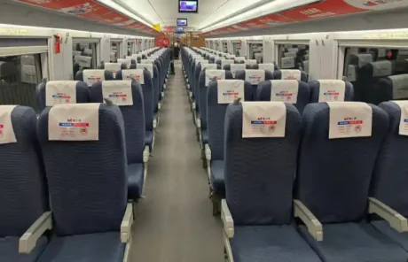 high-speed-train-second-class - China Xian Tour: Private & Tailor-Made China Tours High Speed Train Second Class