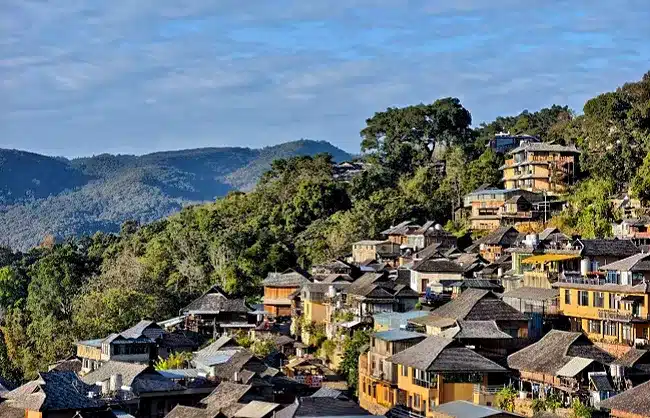 houses-along-the-hill-jingmai - China Xian Tour: Private & Tailor-Made China Tours houses along the hill jingmai