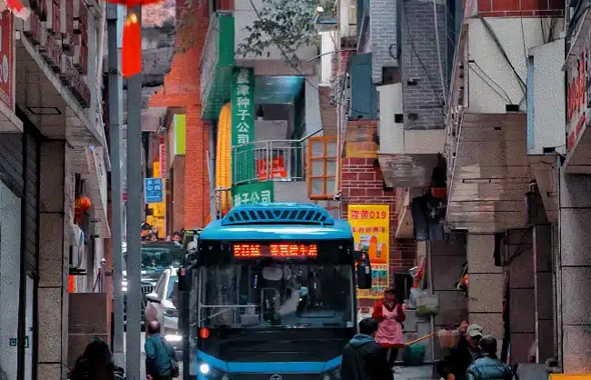 one-main-street-in-town-yanjin - China Xian Tour: Private & Tailor-Made China Tours one main street in town yanjin