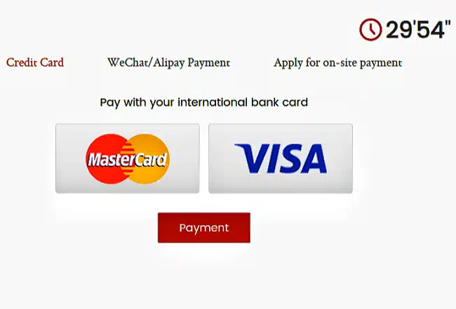 payment - China Xian Tour: Private & Tailor-Made China Tours payment