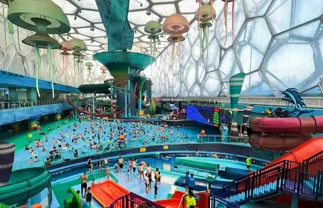 water-park-in-water-cube - China Xian Tour: Private & Tailor-Made China Tours water park in water cube