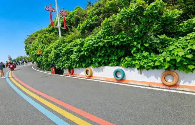 weizhou-island-colorful-road - China Xian Tour: Private & Tailor-Made China Tours Weizhou Island Colorful Road