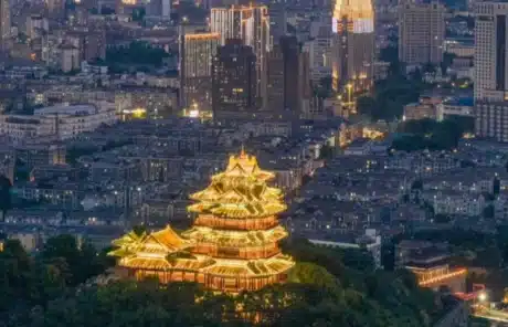 yuejiang-tower-night - China Xian Tour: Private & Tailor-Made China Tours yuejiang tower night