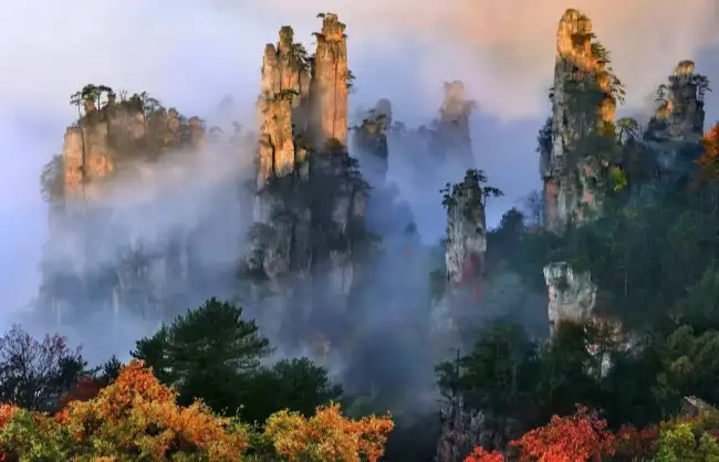 zhangjiajie autumn - China Xian Tour: Private & Tailor-Made China Tours Zhangjiajie Autumn