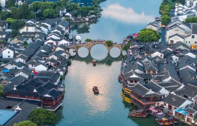 zhujiajiao water town - China Xian Tour: Private & Tailor-Made China Tours Zhujiajiao Water Town in Shanghai