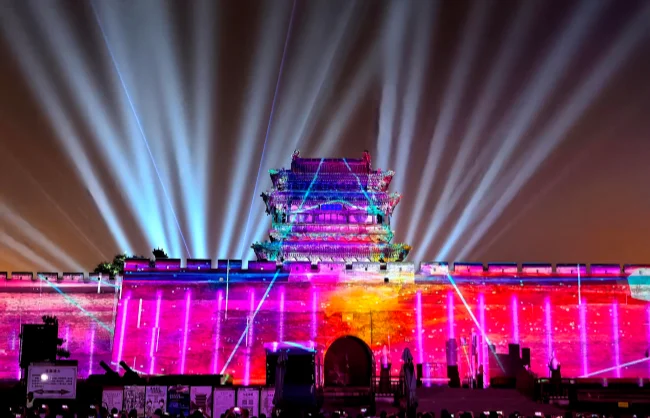 3d-light-show | China Xian Tour: Private & Tailor-Made China Tours Pingyao 3D Light Show