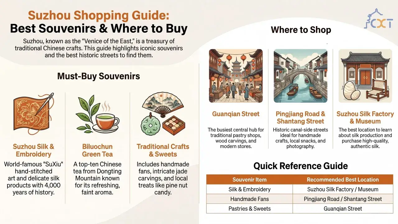 Suzhou Shopping Guide: Best Souvenirs and Where to Buy | China Xian Tour: Private & Tailor-Made China Tours Suzhou Shopping Guide: Best Souvenirs and Where to Buy