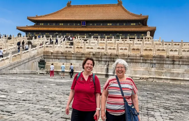 Our customers at the Forbidden City