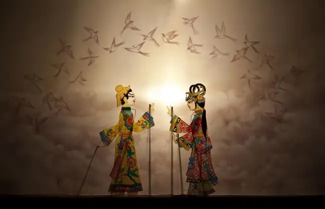 shadow puppet | China Xian Tour: Private & Tailor-Made China Tours Shadow Puppet with traditional paintings and folk opera elements in China