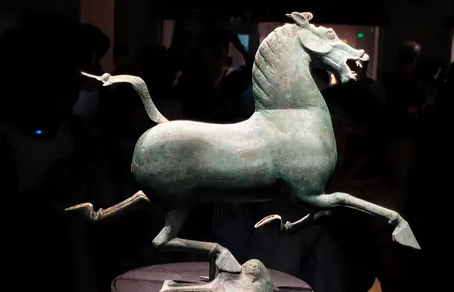 bronze galloping horse lanzhou
