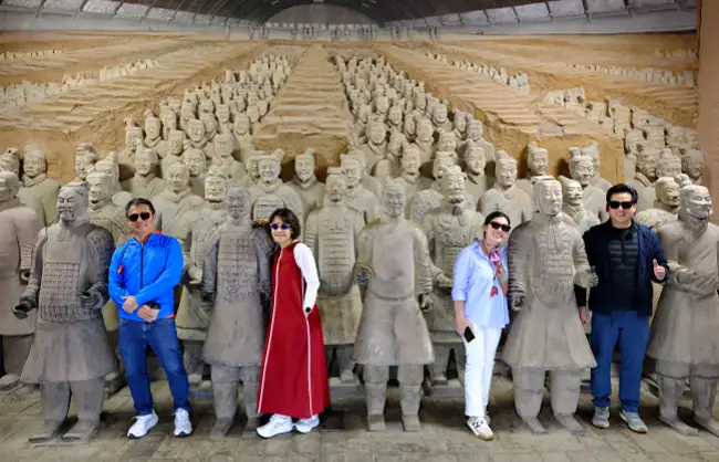 life sized xian terracotta army