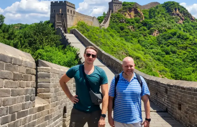 Customers at Mutianyu Great Wall