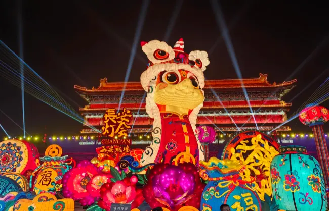 spring-festival-lantern-show | China Xian Tour: Private & Tailor-Made China Tours Spring Festival Lantern Show