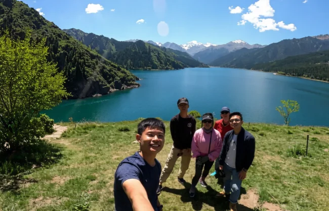 Our Customers at Xinjiang Heavenly Lake