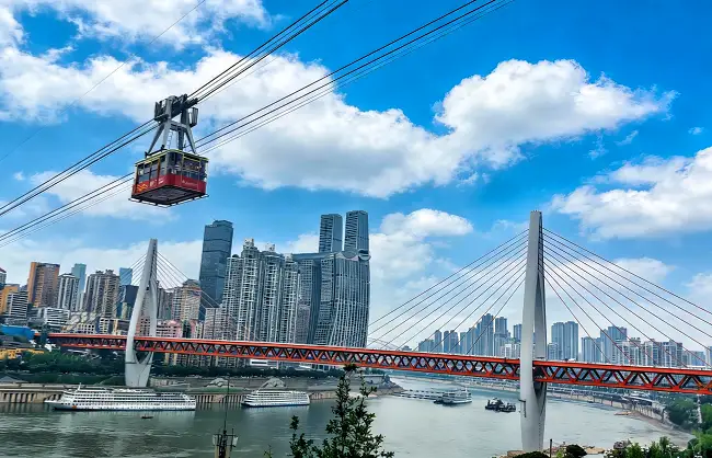 yangtze-cable-car | China Xian Tour: Private & Tailor-Made China Tours Fly Across the Yangtze River by Cable Car