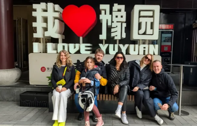 Our Customers at the Yu Garden in Shanghai