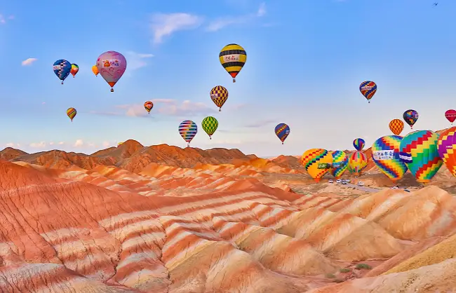 zhangye danxia rainbow mountains