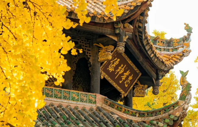 qingyang-temple-november | China Xian Tour: Private & Tailor-Made China Tours qingyang-temple-november